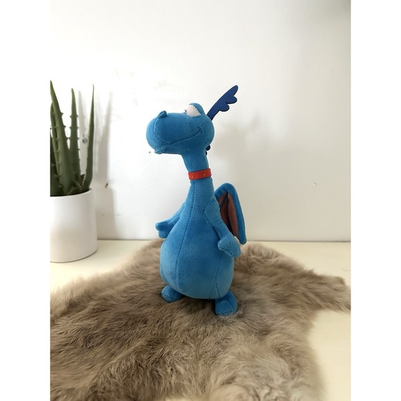Disney Store Doc Mcstuffins Stuffy Blue Dragon Plush Stuffed Animal Toy 9" - Picture 3 of 8